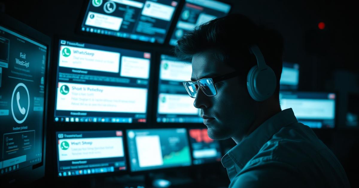 Técnico de TI sem sistema de chamados gerenciando suporte por WhatsApp e e-mail